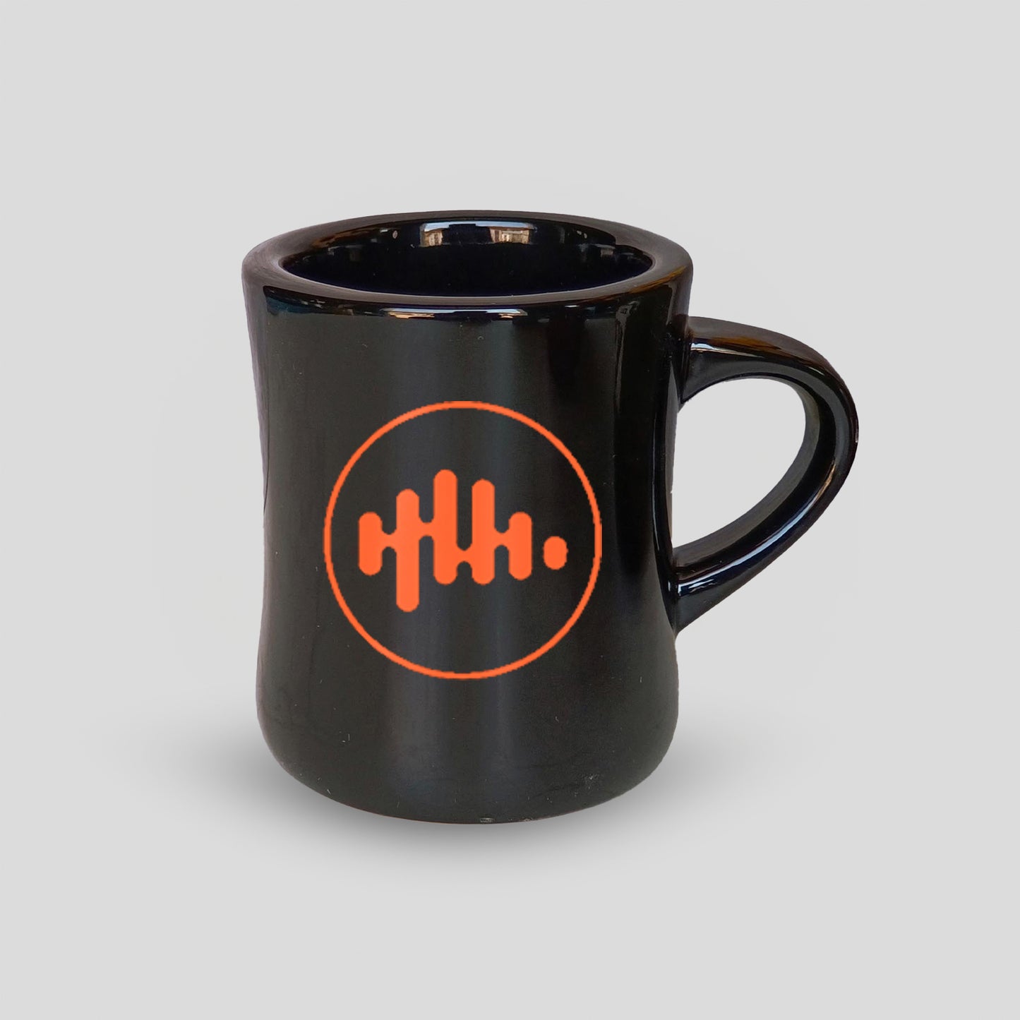 Black Coffee Mug with Pathway logo