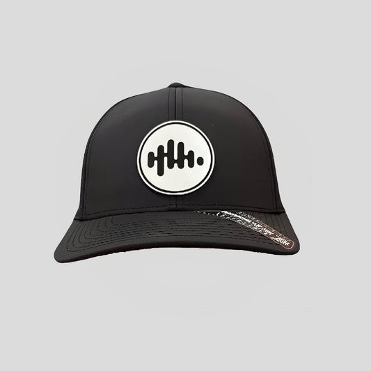 Black Pathway Hat with White Logo