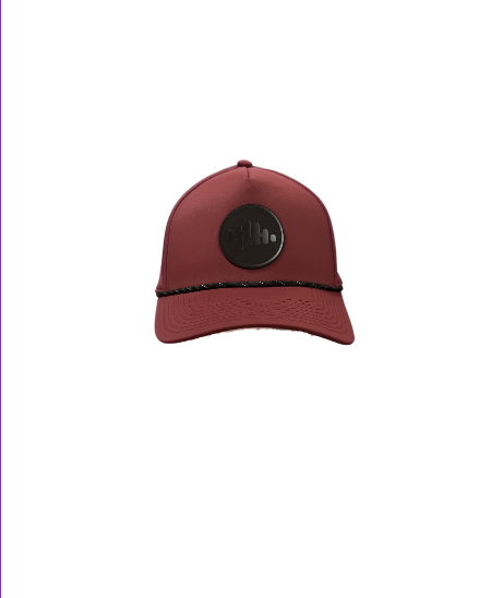 Maroon Pathway Hat w/ Black Logo