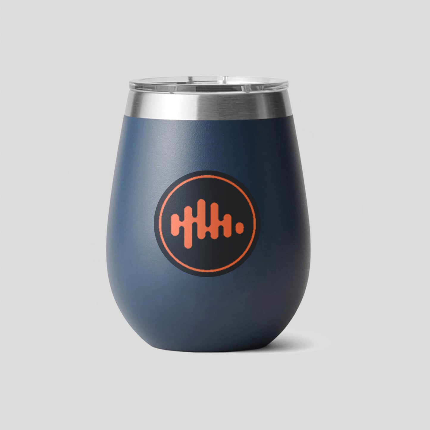 Navy Wine Tumbler with Implant Pathway Logo