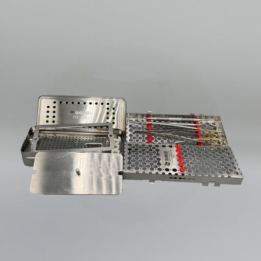 PRF or Platelet-Rich-Fibrin & Growth Factor-Rich-Fibrin Box w/instruments (5) (PRFBOB-R,S1169TC,S1286,S1026,S1039,D1010)