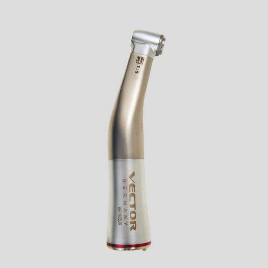 VECTORMatic 1:5 Increasing Internal Coolant contra angle handpiece, Quattro Spray, Optic, FG VM25LPA